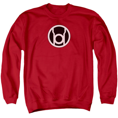 Green Lantern Red Lantern Logo Mens Crewneck Sweatshirt Red