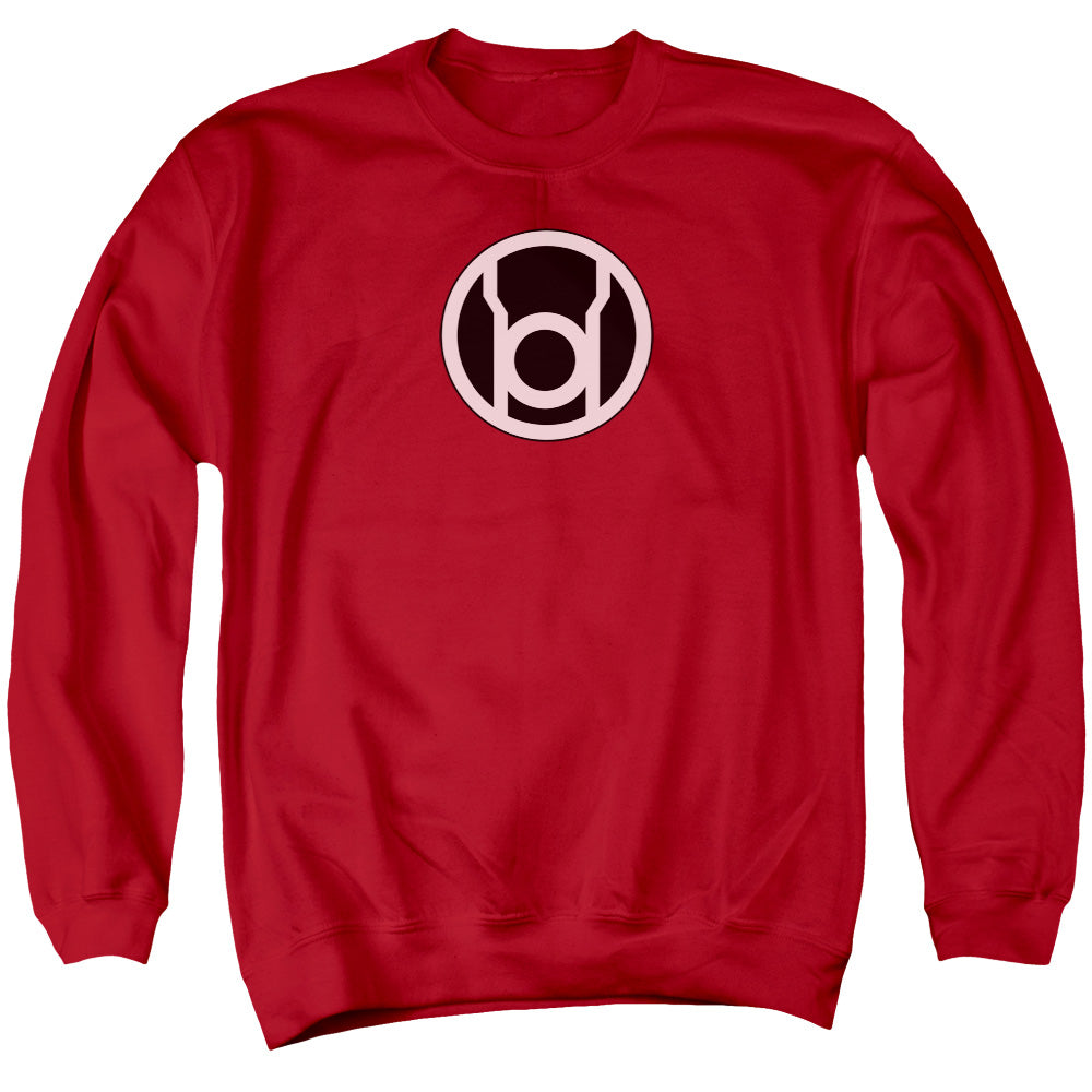 Green Lantern Red Lantern Logo Mens Crewneck Sweatshirt Red