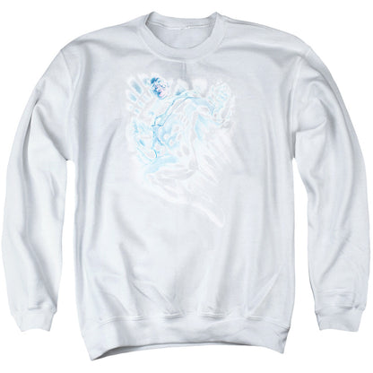 Green Lantern White Lantern Sinestro Mens Crewneck Sweatshirt White