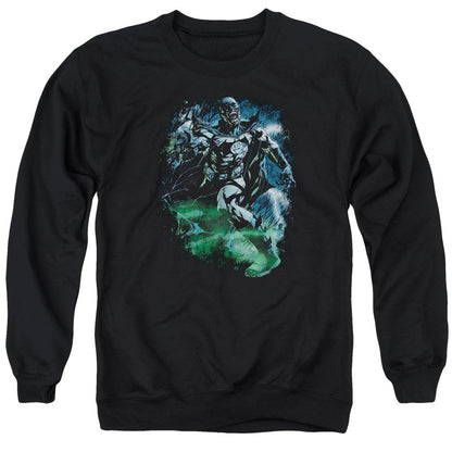 Green Lantern Black Lantern Batman Mens Crewneck Sweatshirt Black