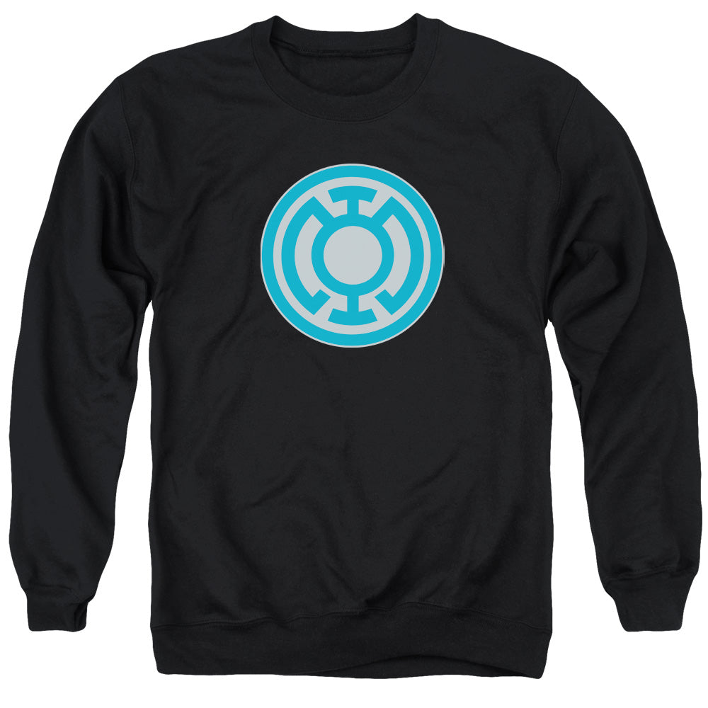 Green Lantern Blue Symbol Mens Crewneck Sweatshirt Black