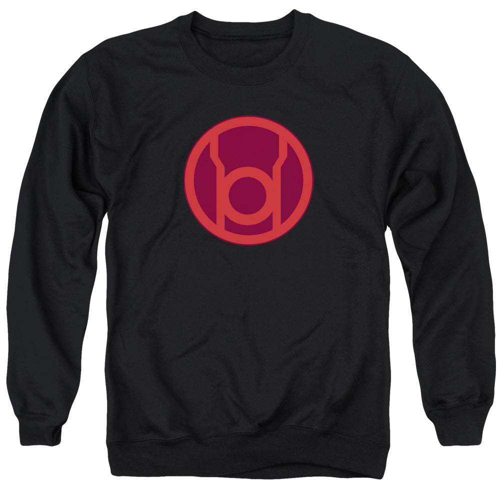 Green Lantern Red Symbol Mens Crewneck Sweatshirt Black