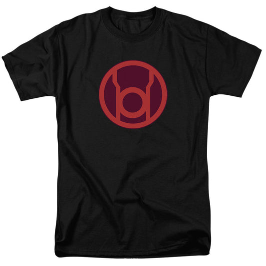 Green Lantern Red Symbol Mens T Shirt Black Officially Licensed
