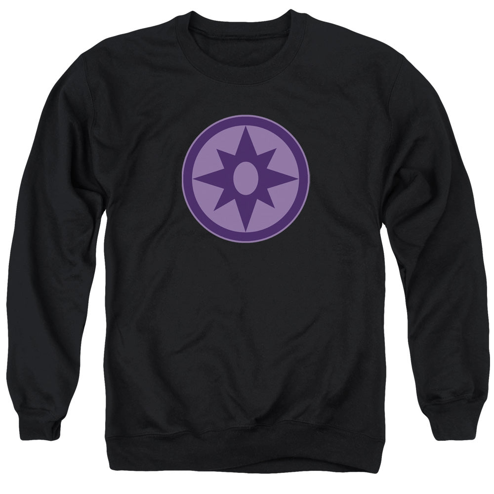 Green Lantern Sapphire Symbol Mens Crewneck Sweatshirt Black