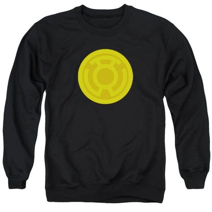 Green Lantern Yellow Symbol Mens Crewneck Sweatshirt Black
