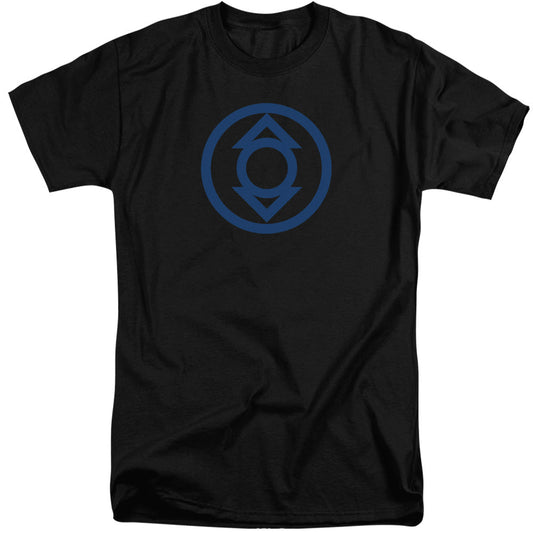 Green Lantern Blue Emblem Mens Tall T Shirt Black Officially Licensed