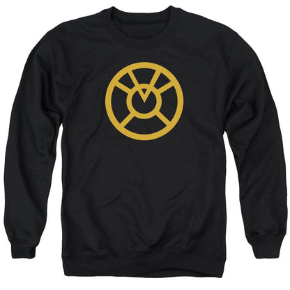 Green Lantern Orange Emblem Mens Crewneck Sweatshirt Black