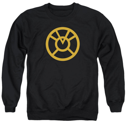 Green Lantern Orange Emblem Mens Crewneck Sweatshirt Black