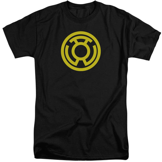 Green Lantern Yellow Emblem Mens Tall T Shirt Black Officially Licensed