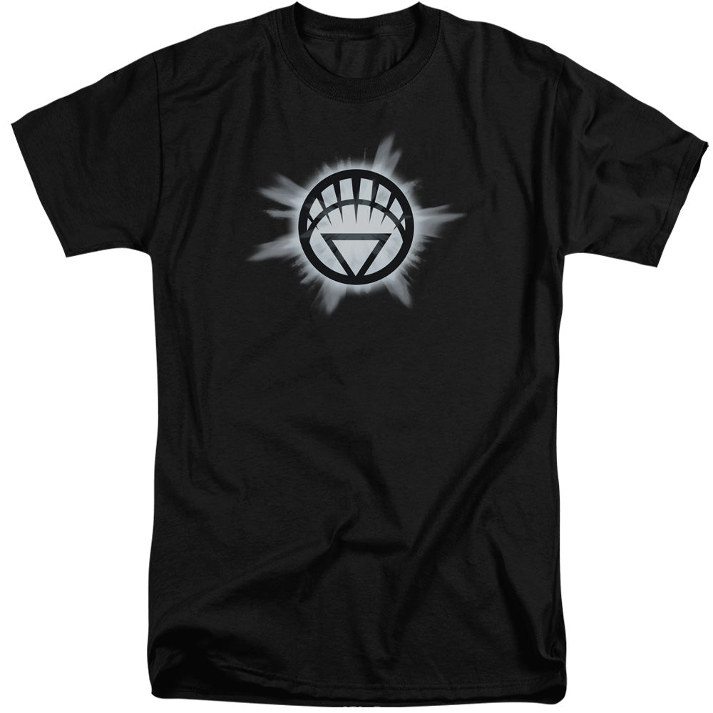 Green Lantern White Glow Mens Tall T Shirt Black Officially Licensed