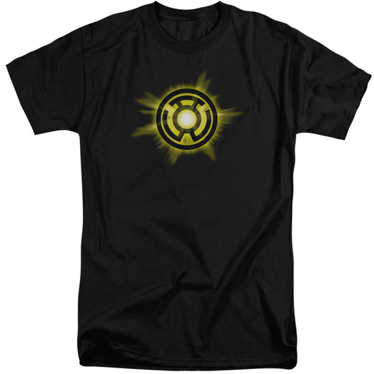 Green Lantern Yellow Glow Mens Tall T Shirt Black Officially Licensed