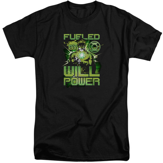 Green Lantern Fueled Mens Tall T Shirt Black Officially Licensed