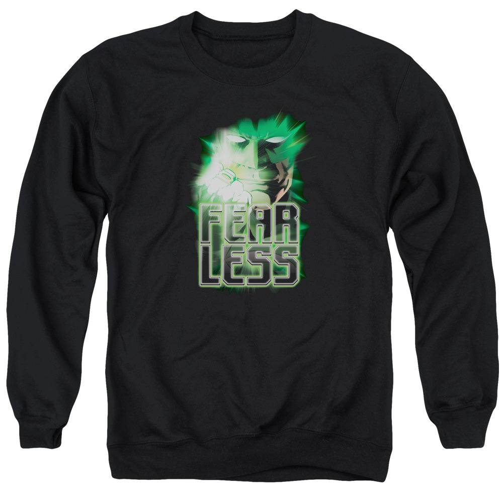 Green Lantern Fearless Mens Crewneck Sweatshirt Black