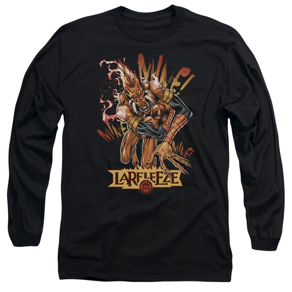Green Lantern Larfleeze Mens Long Sleeve Shirt Black Officially Licensed