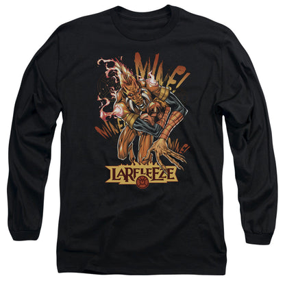 Green Lantern Larfleeze Mens Long Sleeve Shirt Black Officially Licensed
