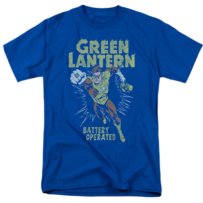Green Lantern Fully Charged Mens T Shirt Royal Blue Officially Licensed
