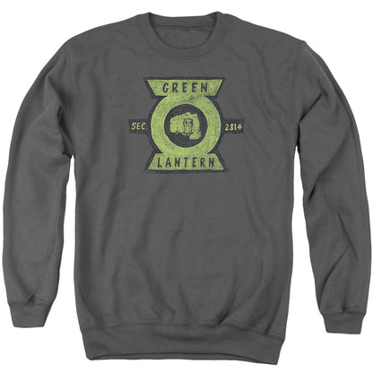 Green Lantern Section Mens Crewneck Sweatshirt Charcoal