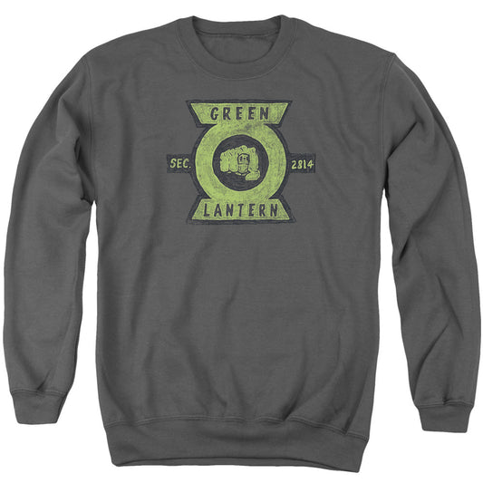 Green Lantern Section Mens Crewneck Sweatshirt Charcoal