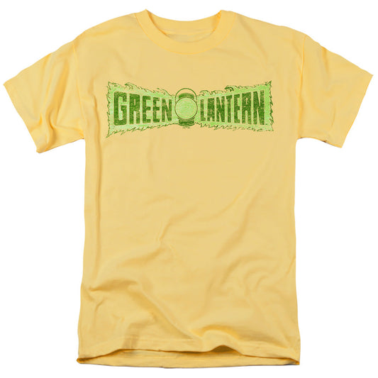 Green Lantern Flame Logo Mens T Shirt Kelly Green Officially Licensed