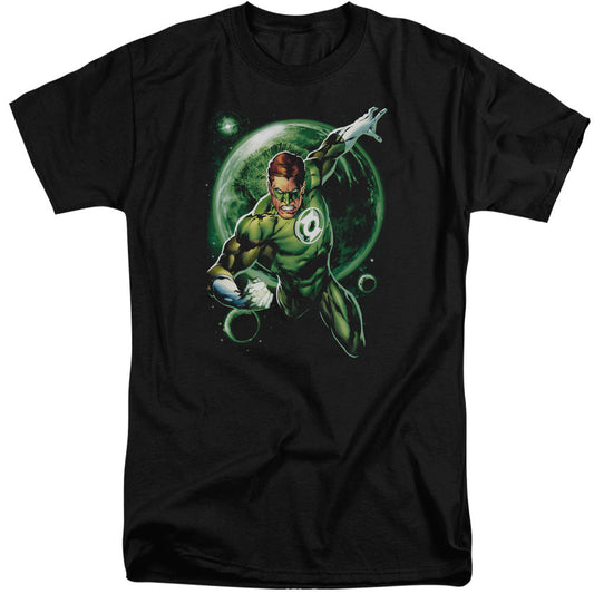 Green Lantern Galaxy Glow Mens Tall T Shirt Black Officially Licensed