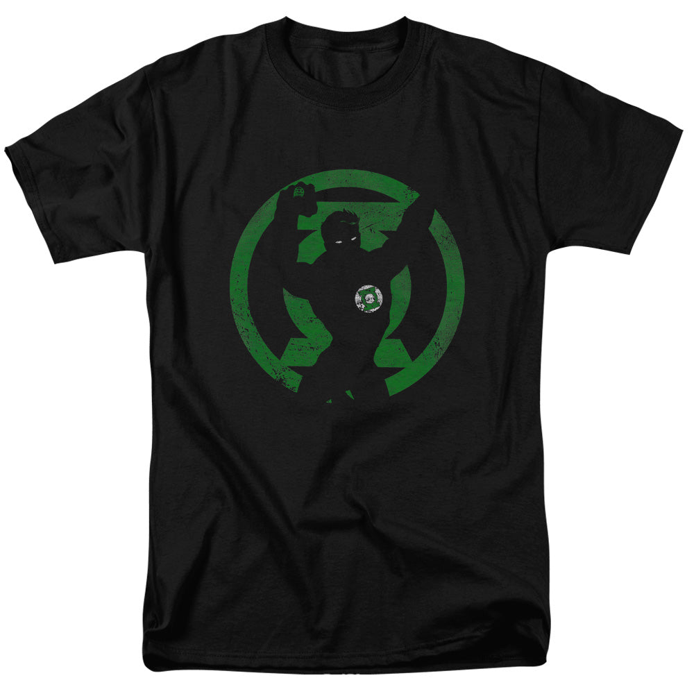 Dc Gl Symbol Knockout Mens T Shirt Black Officially Licensed
