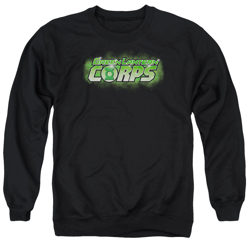 Green Lantern Gl Corps Title Mens Crewneck Sweatshirt Black Officially Licensed