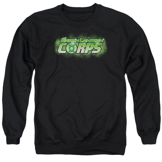Green Lantern Gl Corps Title Mens Crewneck Sweatshirt Black Officially Licensed