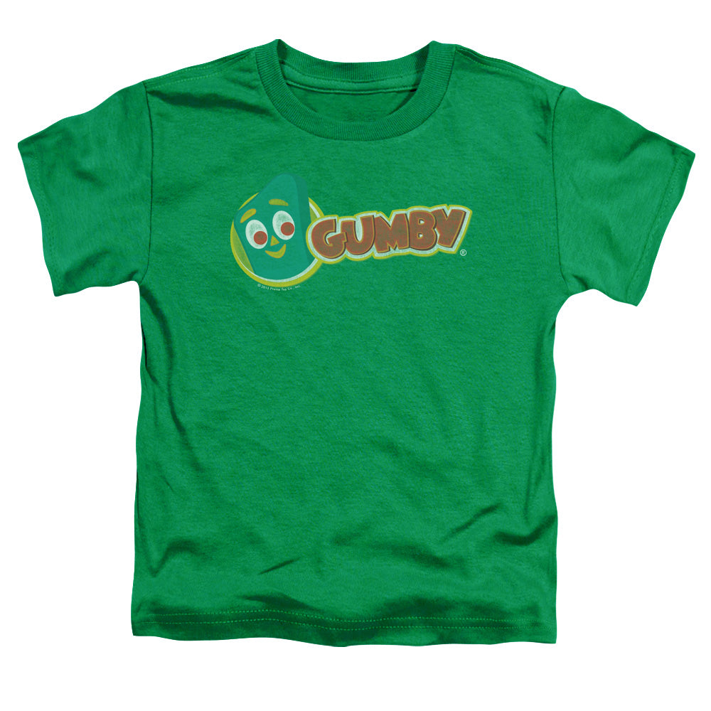 Gumby Logo Toddler Kids Youth T Shirt Kelly Green