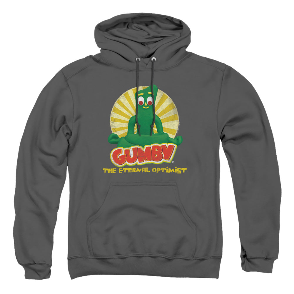 Gumby Optimist Mens Hoodie Charcoal