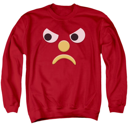 Gumby Blockhead G Mens Crewneck Sweatshirt Red