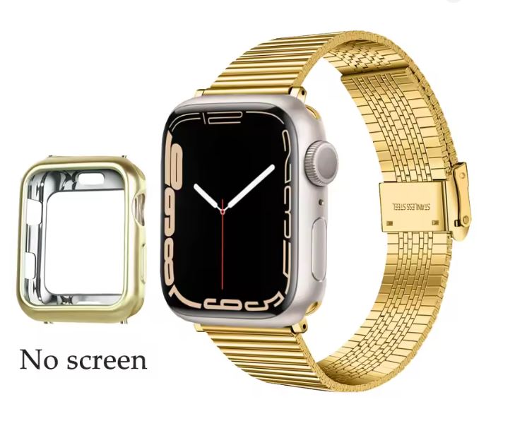 Stainless Steel Strap Apple Watch Band Series 11/10/9/8/7/6/5/4/ SE / Ultra 1/2/3