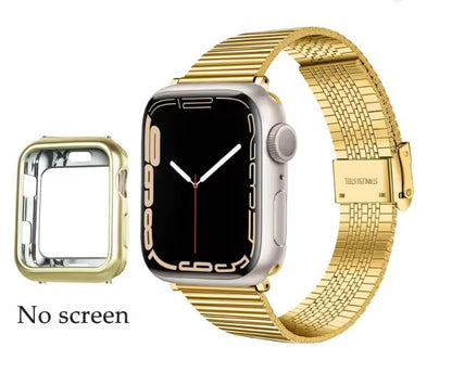 Stainless Steel Strap Apple Watch Band Series 11/10/9/8/7/6/5/4/ SE / Ultra 1/2/3