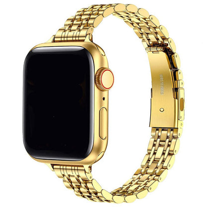 Stainless Steel Wicker Apple Watch Band Series 11/10/9/8/7/6/5/4/ SE / Ultra 1/2/3