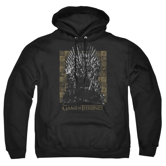 Game Of Thrones Iron Throne Mens Hoodie Black Officially Licensed