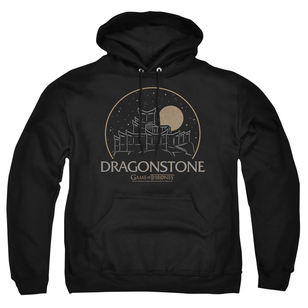 Game Of Thrones Dragonstone Mens Hoodie Black Officially Licensed