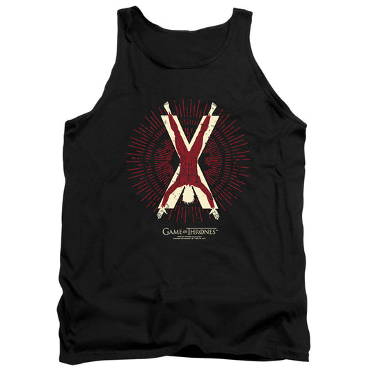 Game Of Thrones Bolton Burst Sigil Mens Tank Top Shirt Black Officially Licensed