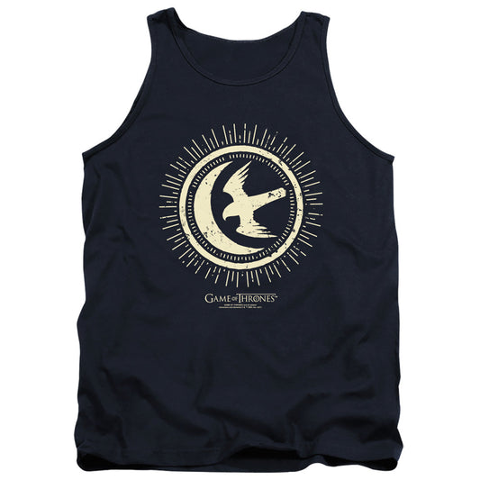 Game Of Thrones Arryn Burst Sigil Mens Tank Top Shirt Navy Officially Licensed