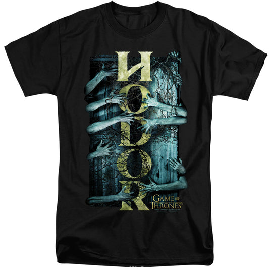 Game Of Thrones Hodor Mens Tall T Shirt Black Officially Licensed