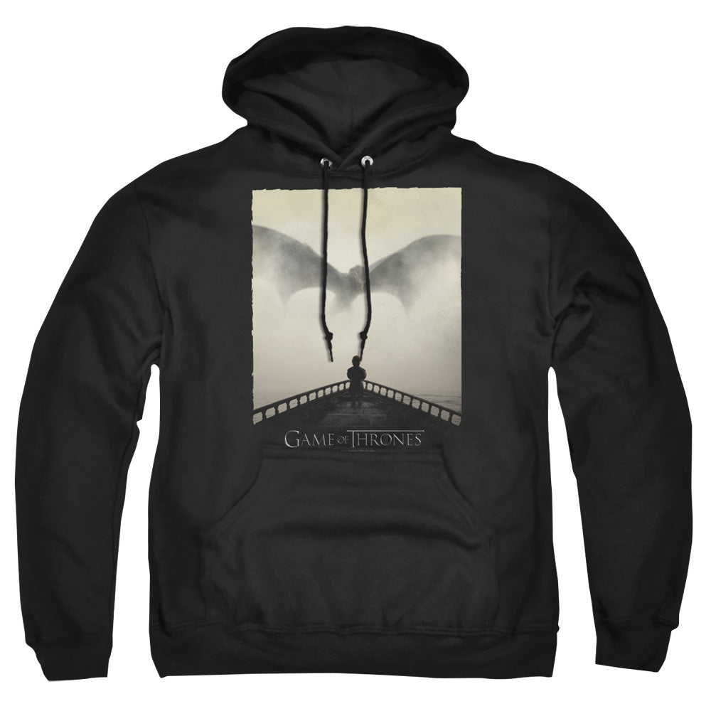 Game Of Thrones Dragon 1 Mens Hoodie Black Officially Licensed