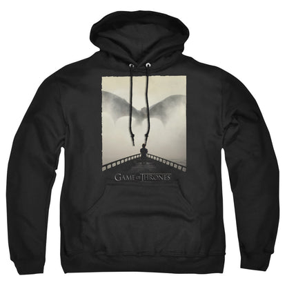 Game Of Thrones Dragon 1 Mens Hoodie Black Officially Licensed