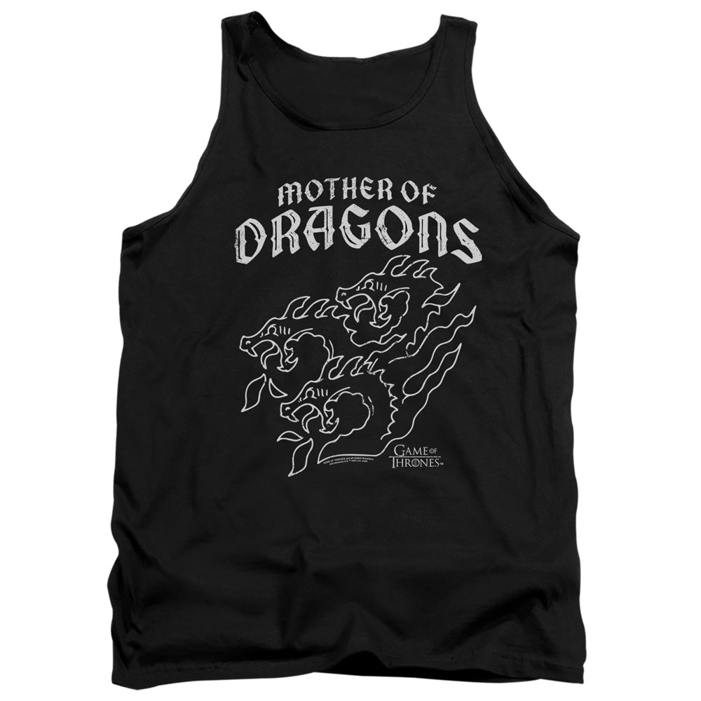 Game Of Thrones Mother Of Dragons Mens Tank Top Shirt Black Officially Licensed