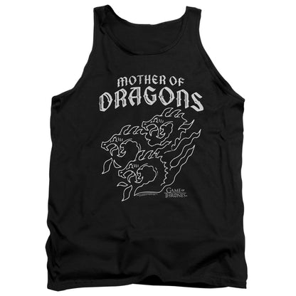 Game Of Thrones Mother Of Dragons Mens Tank Top Shirt Black Officially Licensed