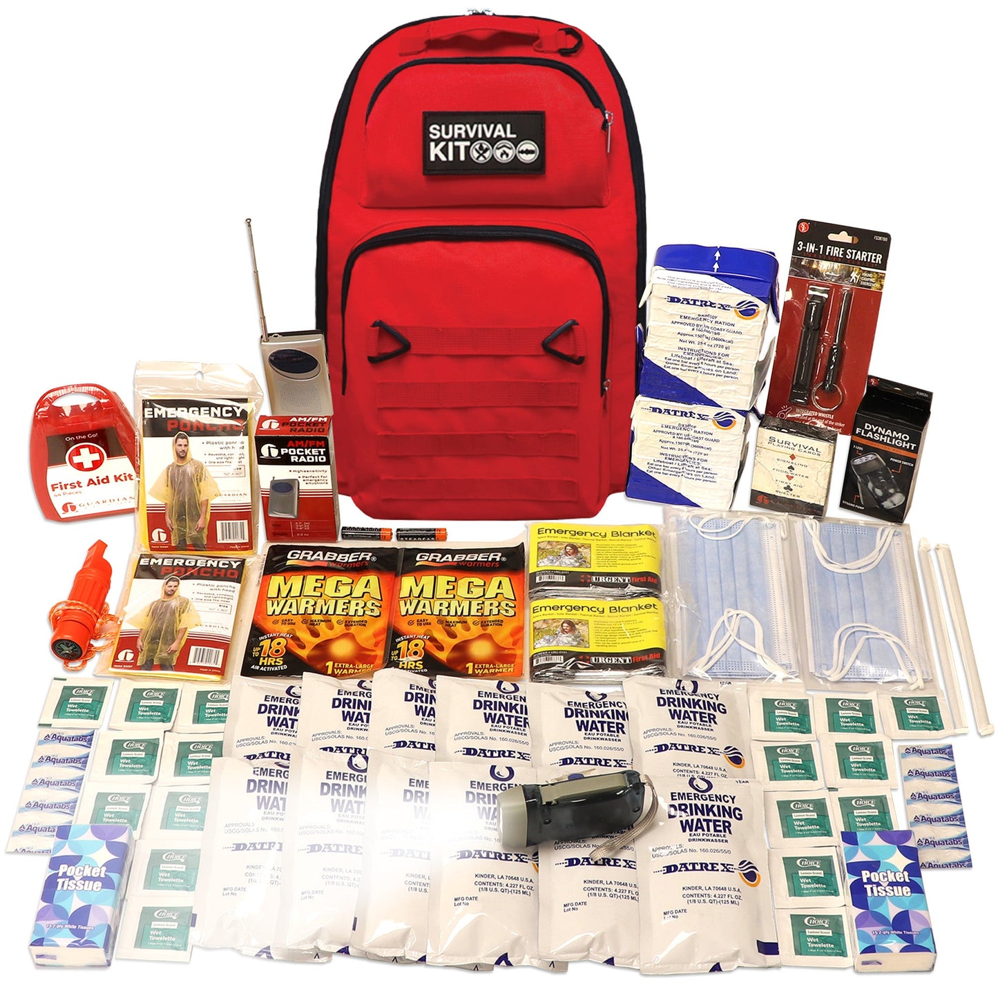 Prepared Survival Kit -  Emergency & Disaster Go Bag