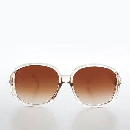 Large Round Oversized Women's Boho Vintage Sunglasses - Grace