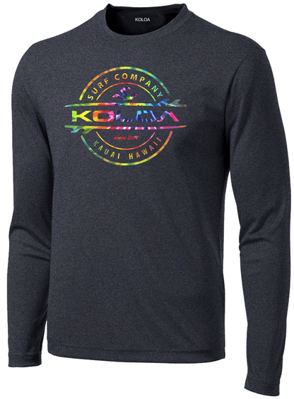 Koloa Tie-Dye Thruster Moisture Wicking Long Sleeve T-Shirt