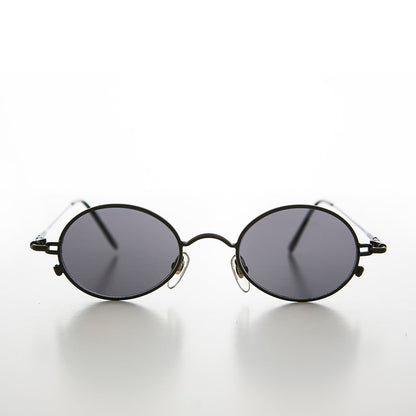 Oval Metal Spectacles 90s Vintage Sunglasses - Greco