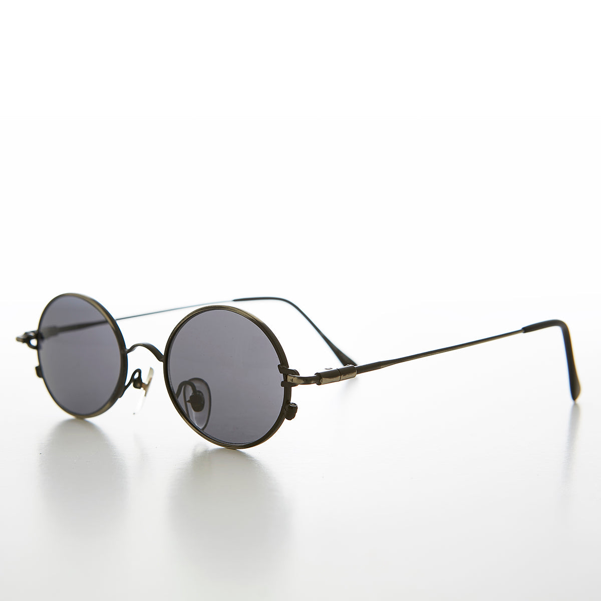 Oval Metal Spectacles 90s Vintage Sunglasses - Greco