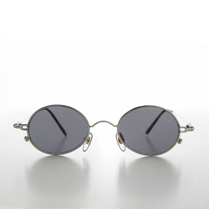 Oval Metal Spectacles 90s Vintage Sunglasses - Greco