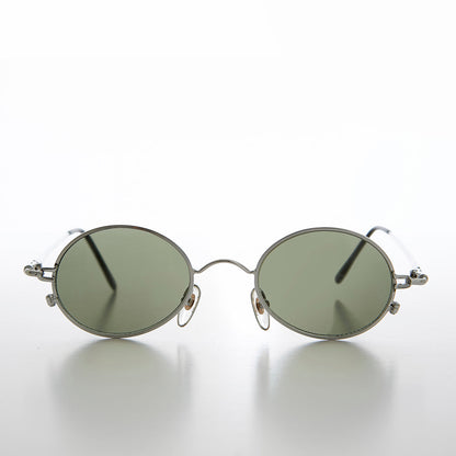 Oval Metal Spectacles 90s Vintage Sunglasses - Greco