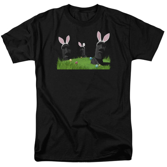 Easter Island Mens T Shirt Black Officially Licensed